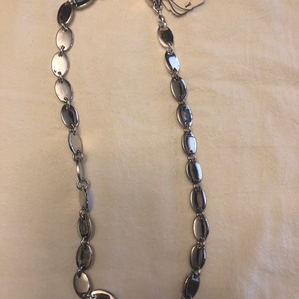 NWT small silver necklace